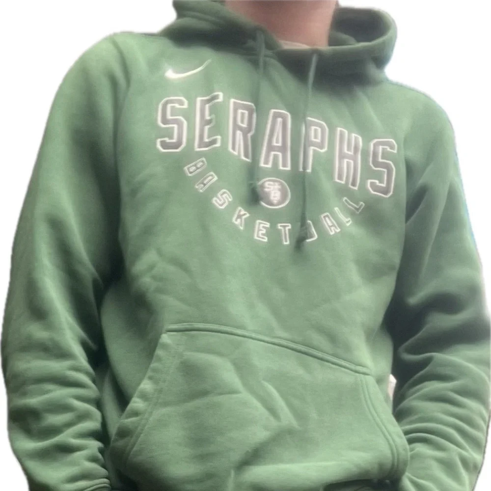 Men’s Nike St. Bonaventure Seraphs Basketball Green Hoodie Sweatshirt Size Small - Picture 4 of 10